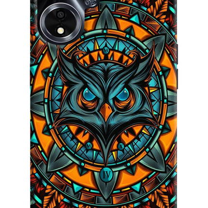 Angry Owl Art Oppo A59 5G Hard Case Back Cover by Casekaro