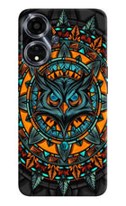 Angry Owl Art Oppo A59 5G Hard Case Back Cover by Casekaro