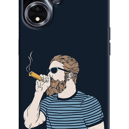 Smoking Oppo A59 5G Hard Case Back Cover by Casekaro