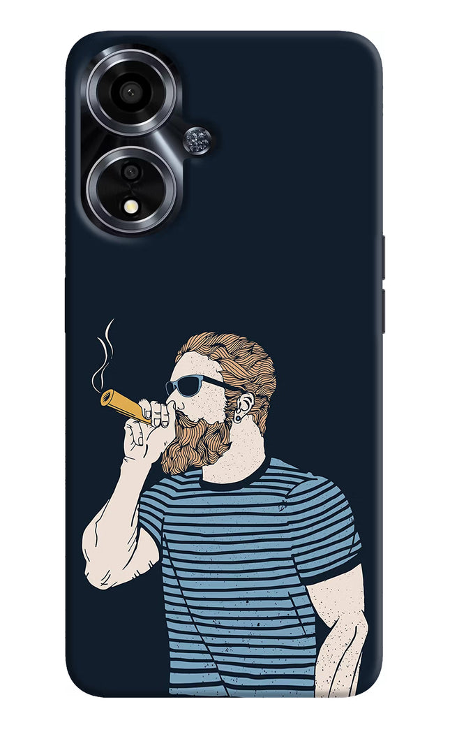 Smoking Oppo A59 5G Hard Case Back Cover by Casekaro