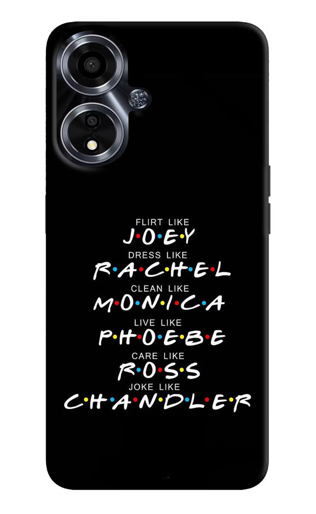 FRIENDS Character Oppo A59 5G Hard Case Back Cover by Casekaro