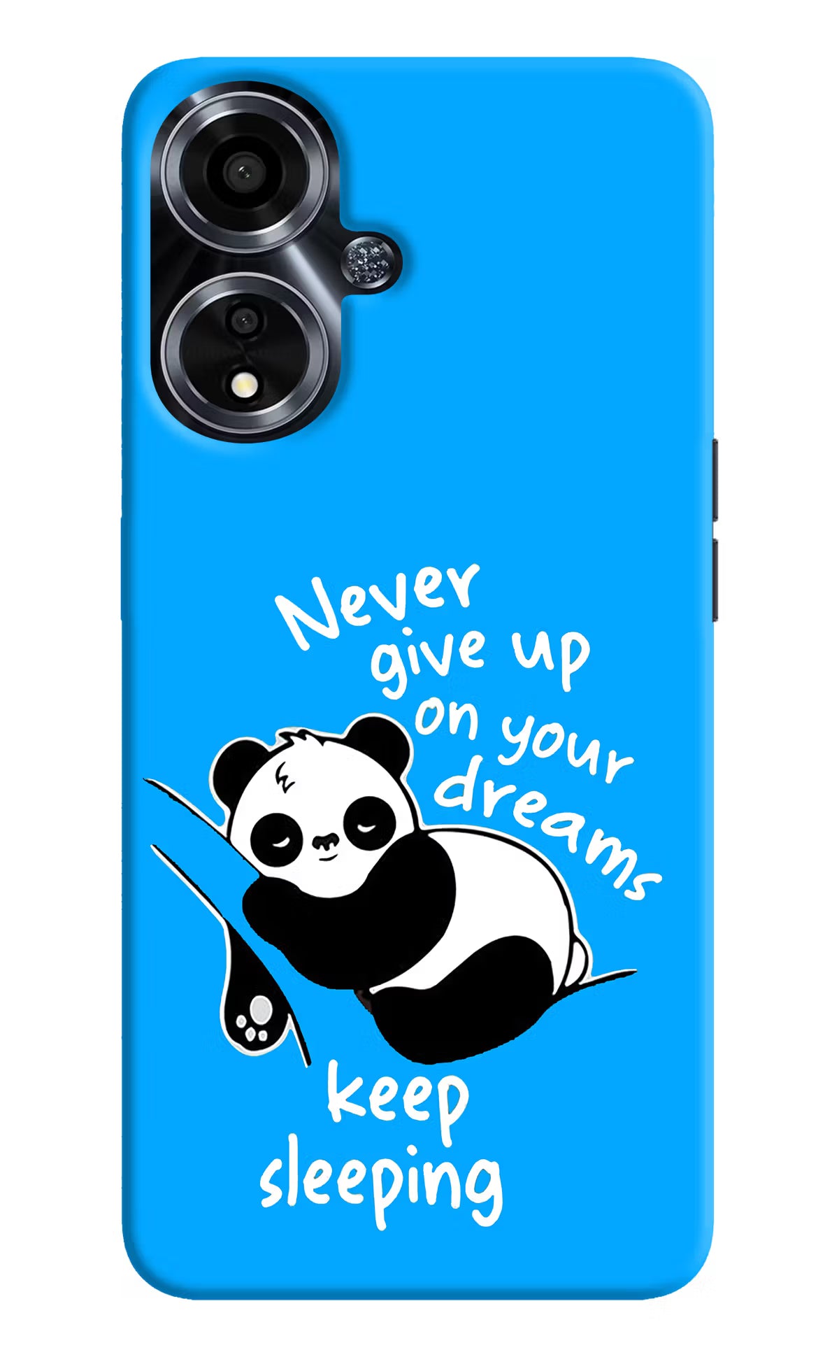 Keep Sleeping Oppo A59 5G Hard Case Back Cover by Casekaro