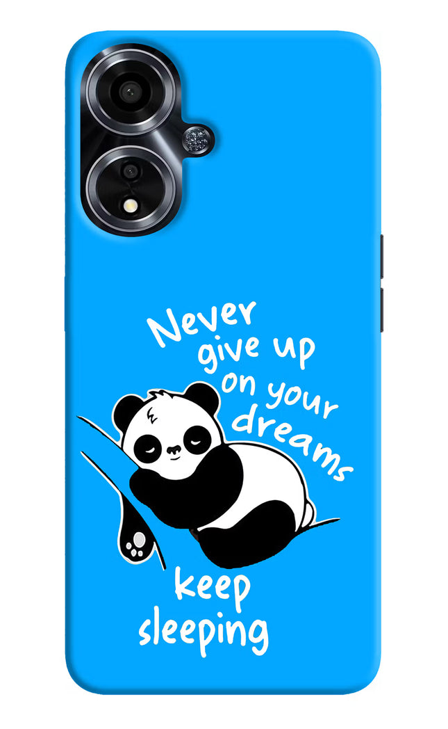 Keep Sleeping Oppo A59 5G Hard Case Back Cover by Casekaro