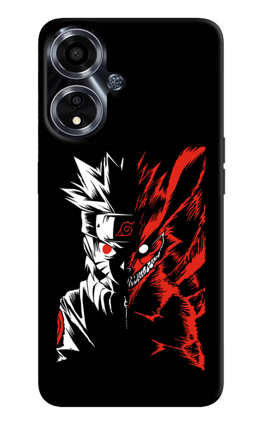 Naruto Two Face Oppo A59 5G Hard Case Back Cover by Casekaro