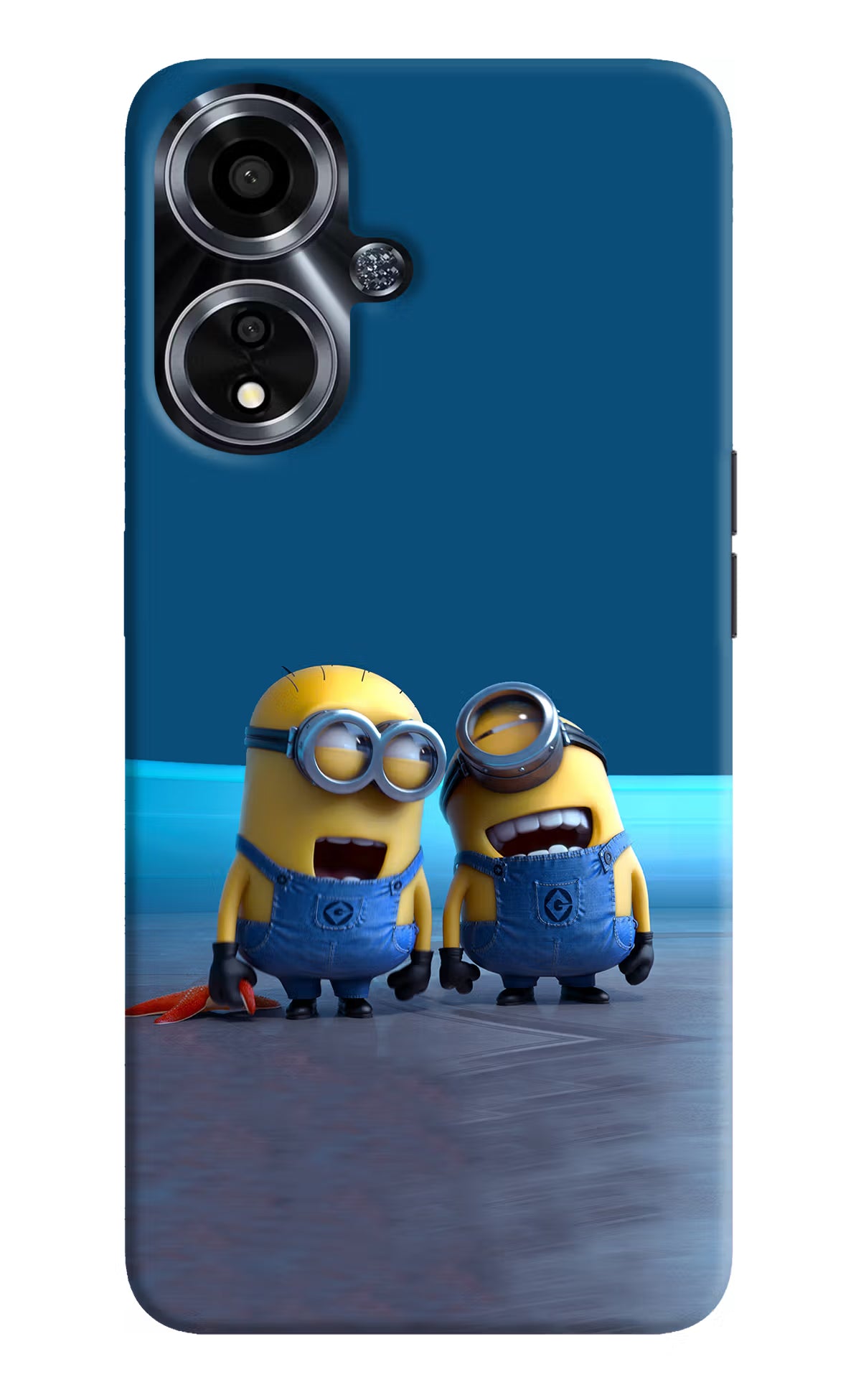 Minion Laughing Oppo A59 5G Hard Case Back Cover by Casekaro