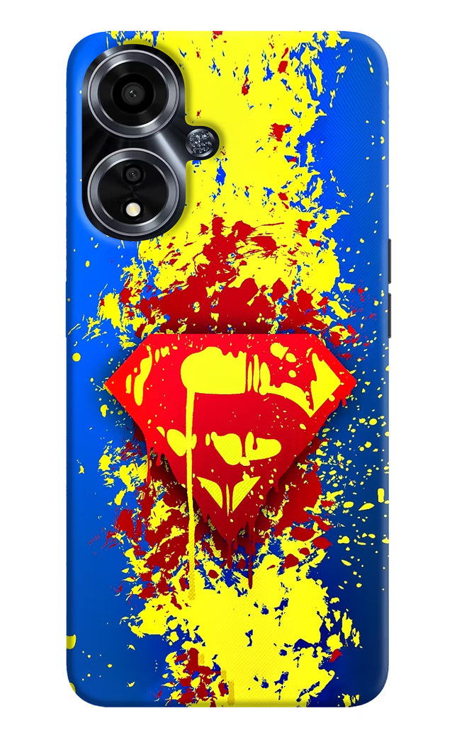 Superman logo Oppo A59 5G Hard Case Back Cover by Casekaro