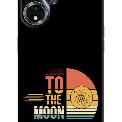 To the Moon Oppo A59 5G Hard Case Back Cover by Casekaro