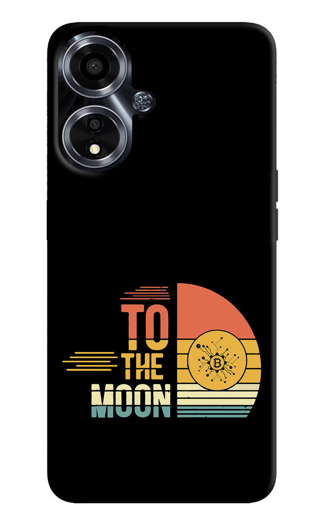 To the Moon Oppo A59 5G Hard Case Back Cover by Casekaro
