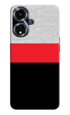 Tri Color Pattern Oppo A59 5G Hard Case Back Cover by Casekaro