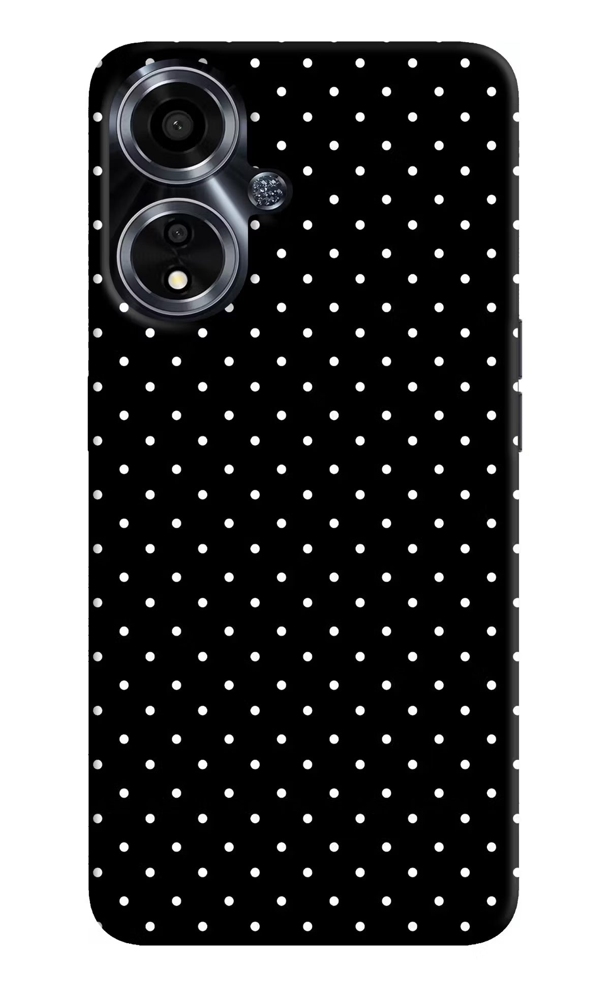 White Dots Oppo A59 5G Hard Case Back Cover by Casekaro