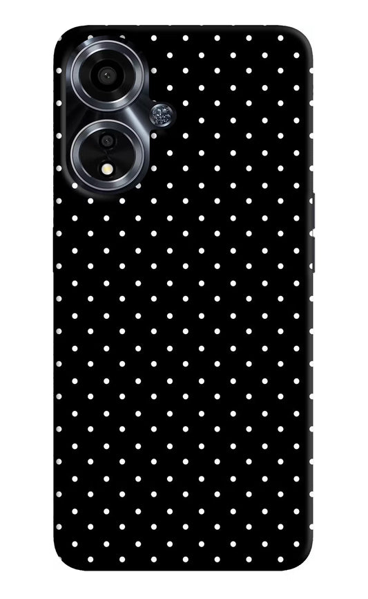 White Dots Oppo A59 5G Hard Case Back Cover by Casekaro