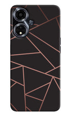 Geometric Pattern Oppo A59 5G Hard Case Back Cover by Casekaro