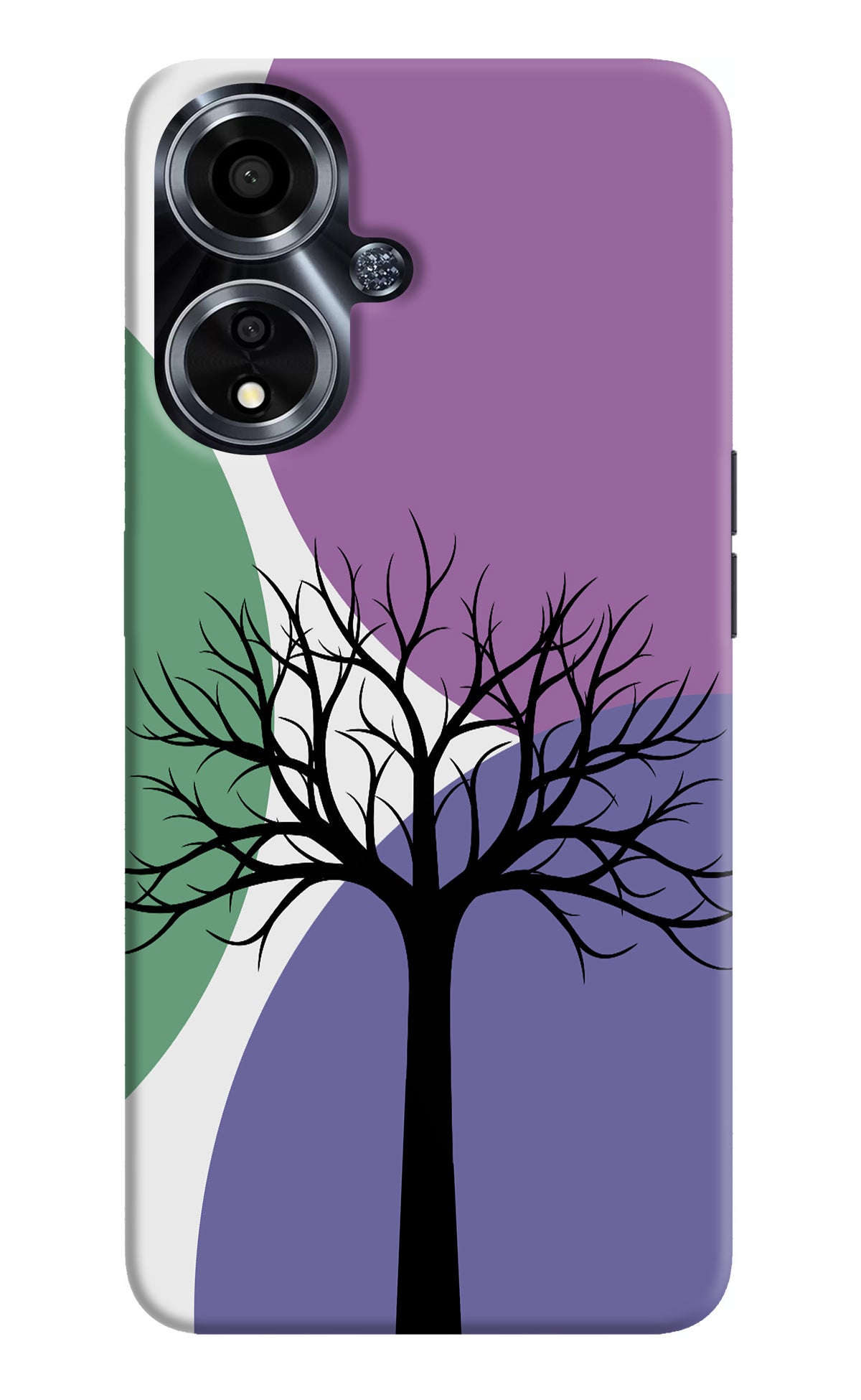 Tree Art Oppo A59 5G Back Cover