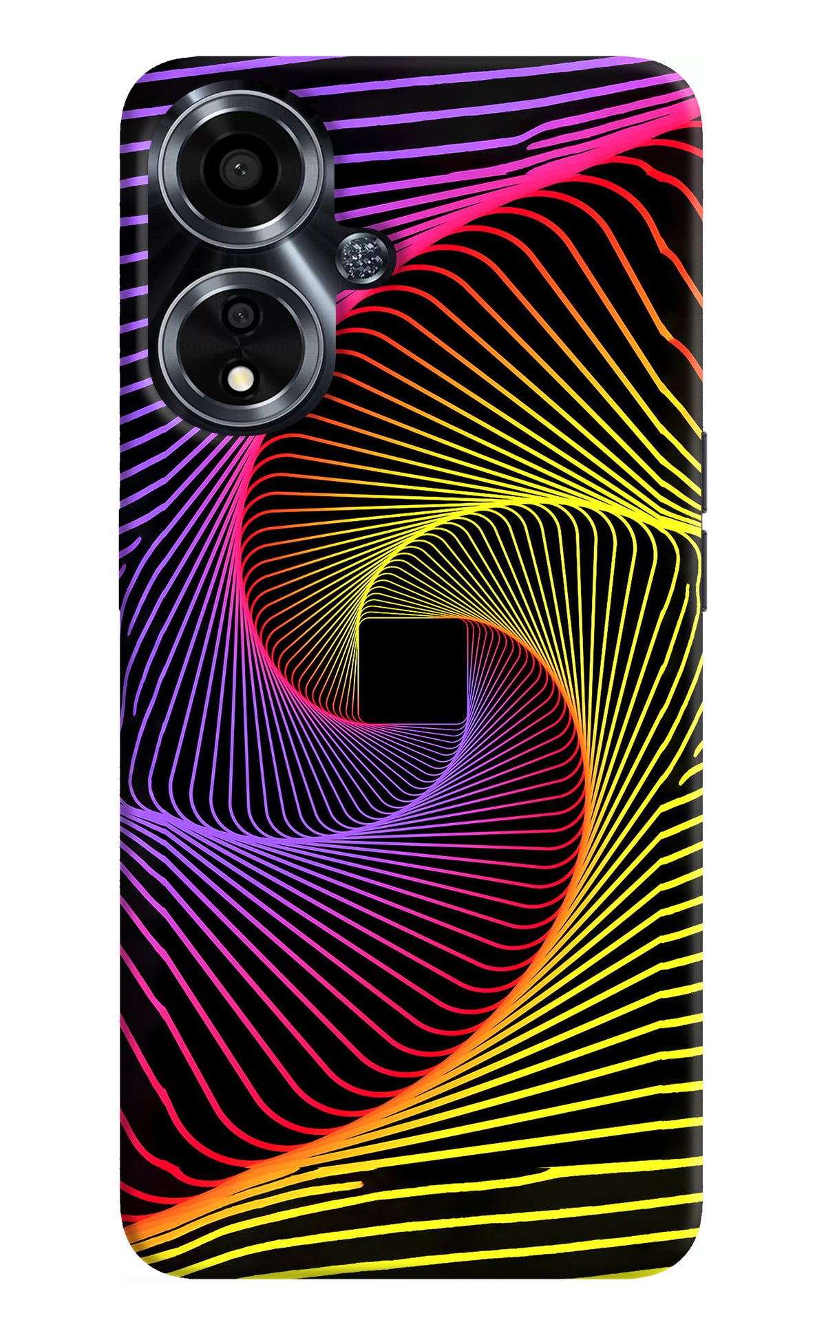 Colorful Strings Oppo A59 5G Back Cover