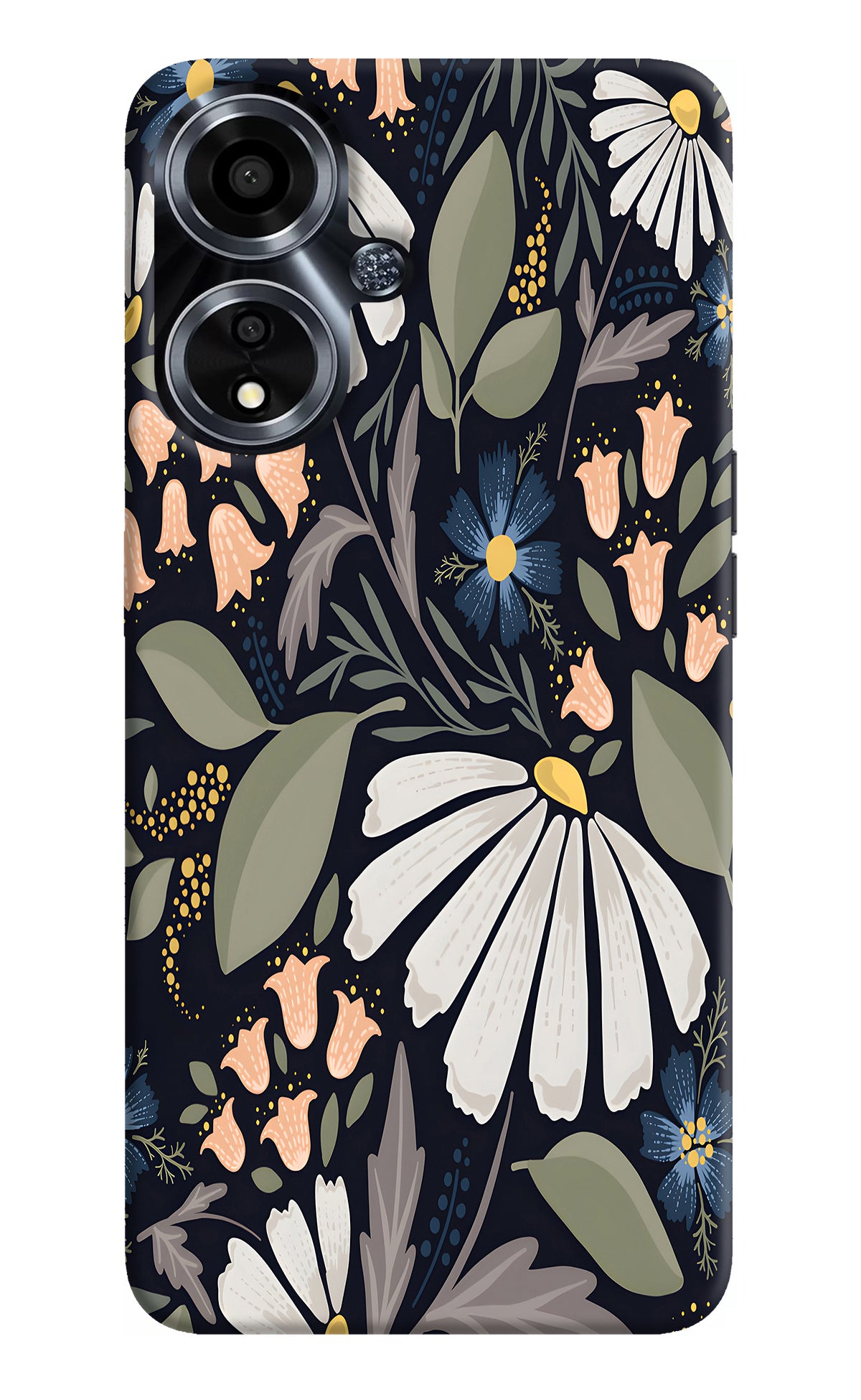 Flowers Art Oppo A59 5G Back Cover