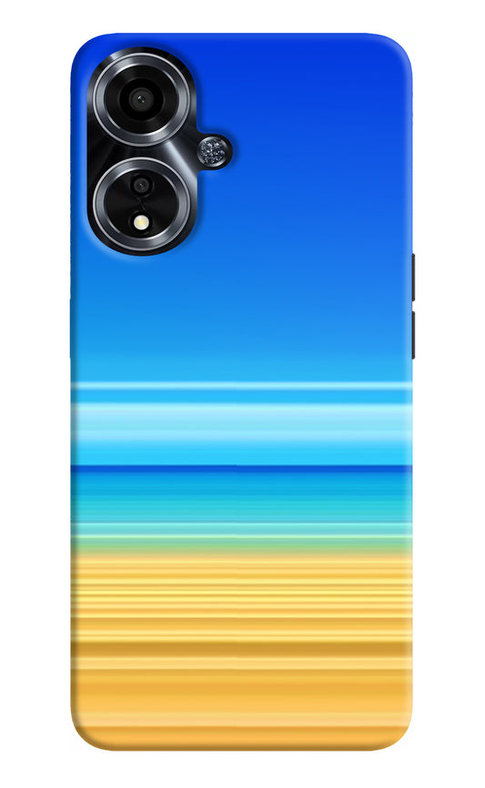 Beach Art Oppo A59 5G Back Cover