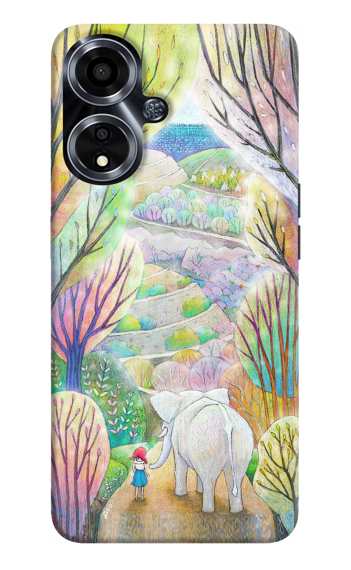 Nature Painting Oppo A59 5G Back Cover