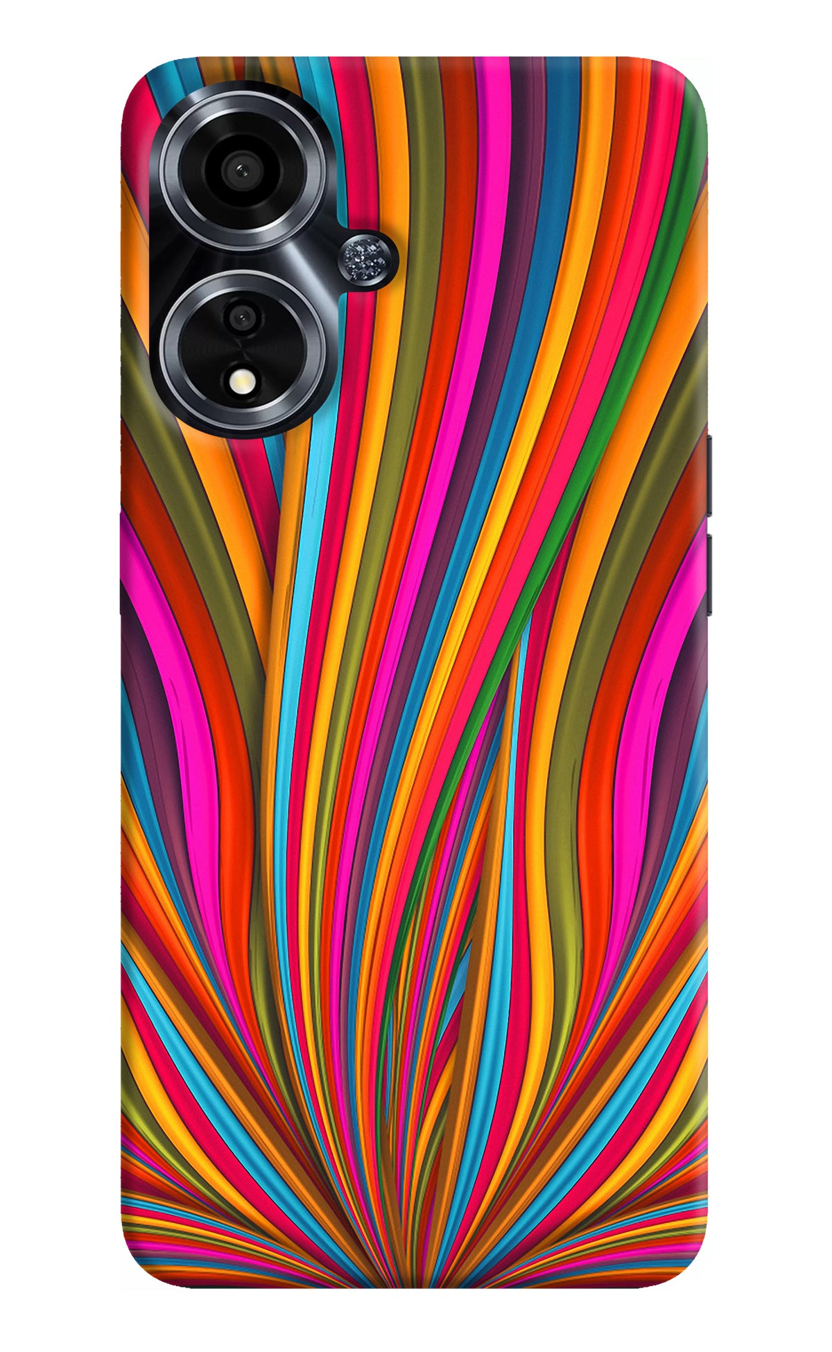 Trippy Wavy Oppo A59 5G Back Cover