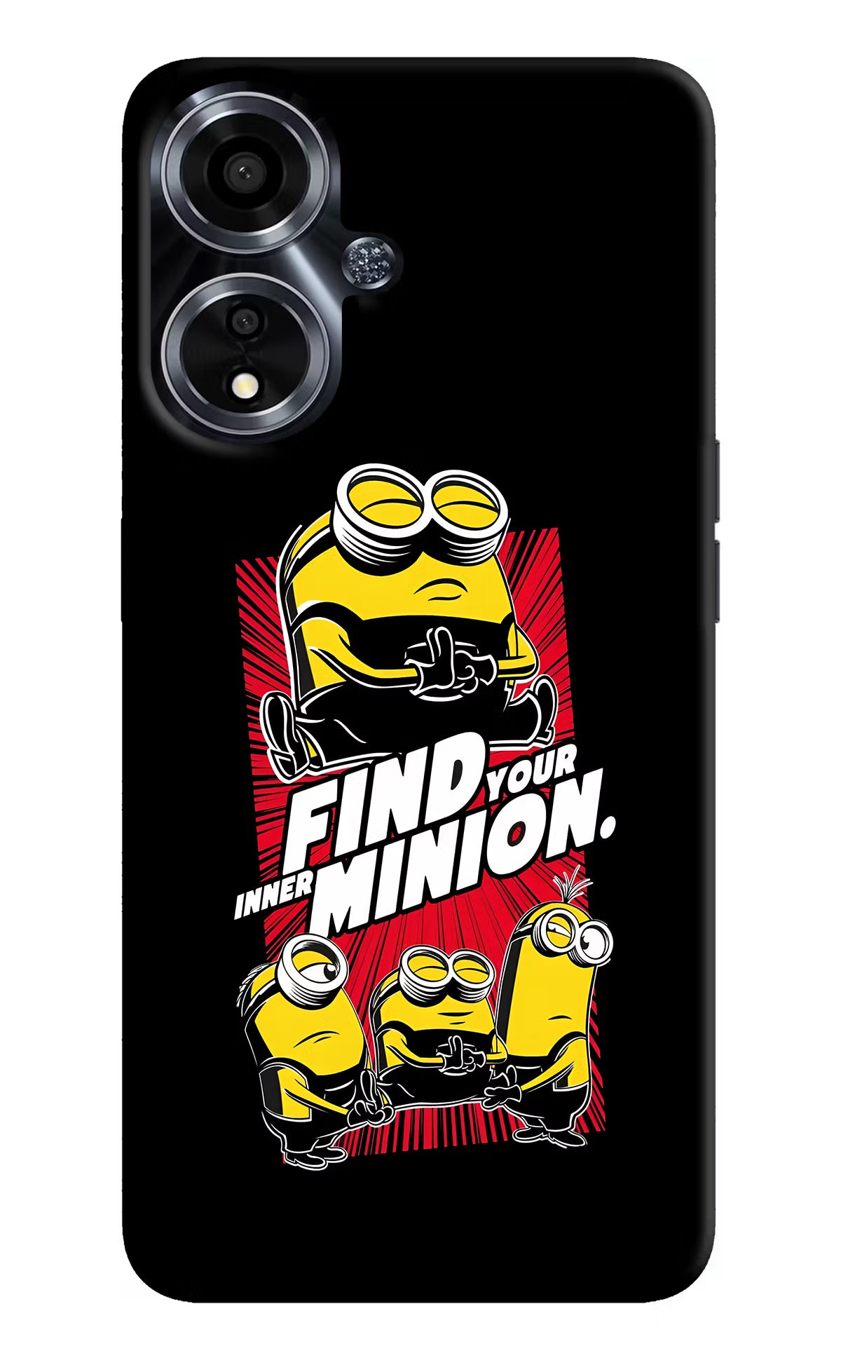Find your inner Minion Oppo A59 5G Hard Case Back Cover by Casekaro