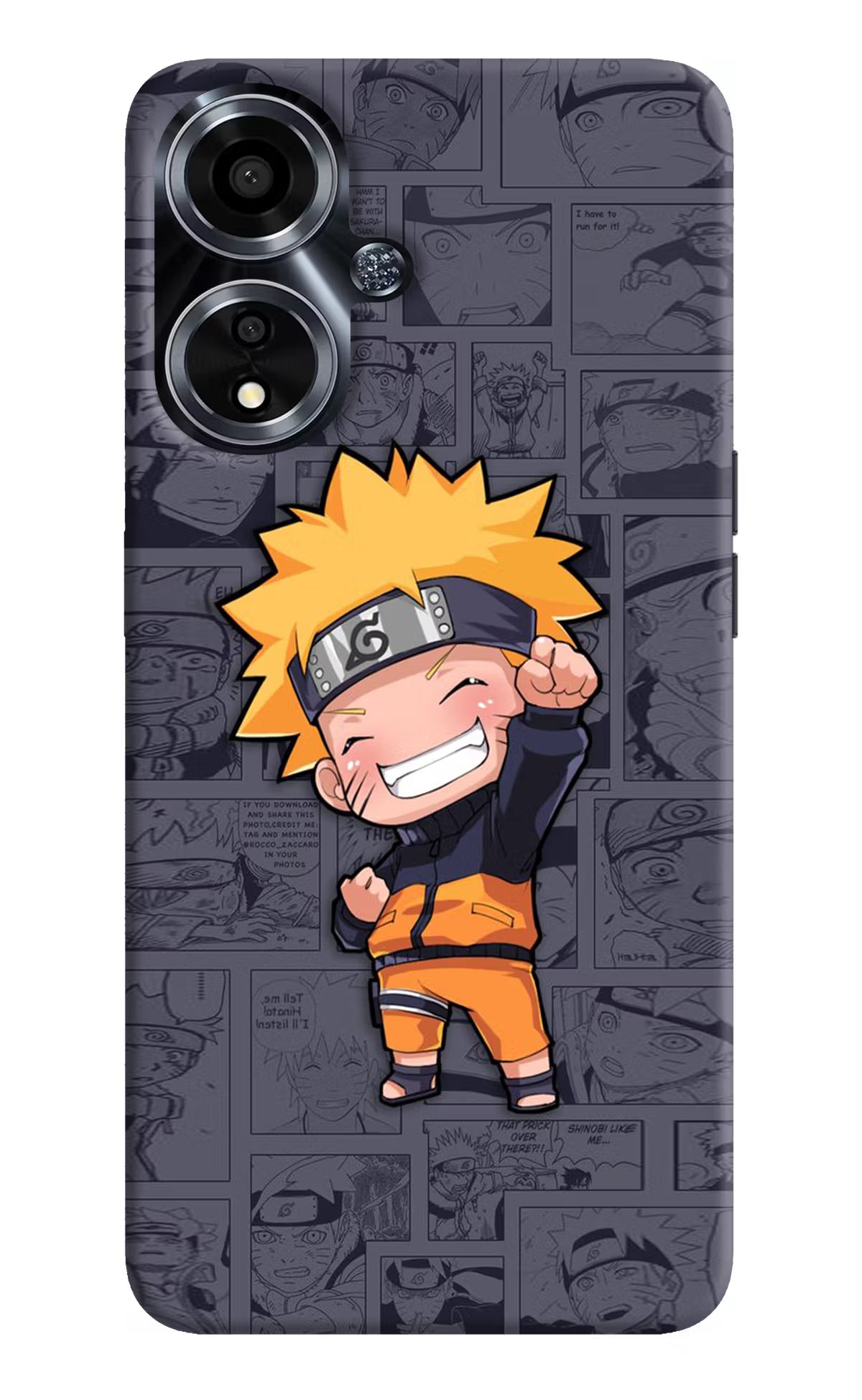Chota Naruto Oppo A59 5G Hard Case Back Cover by Casekaro