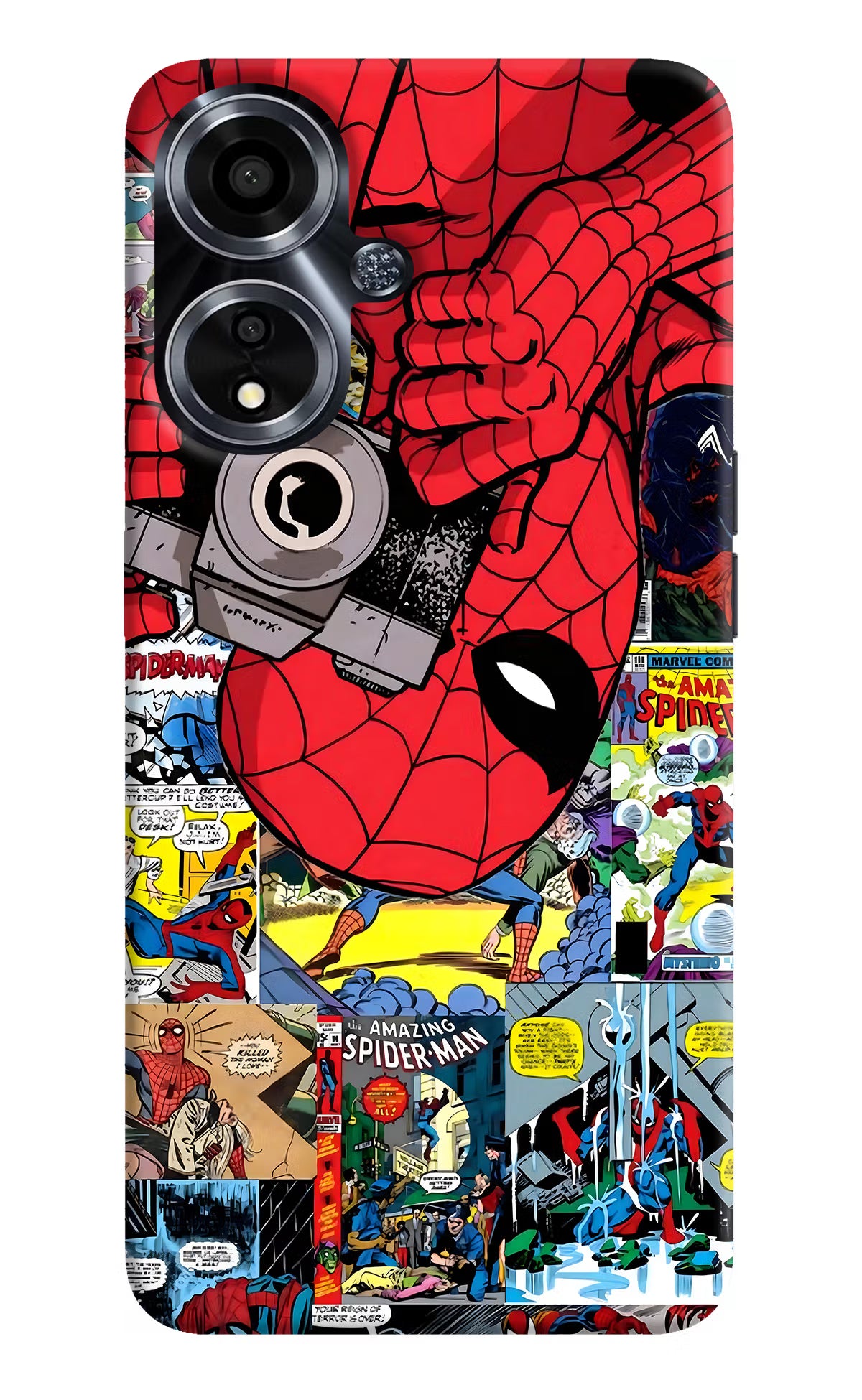 Spider Man Oppo A59 5G Hard Case Back Cover by Casekaro
