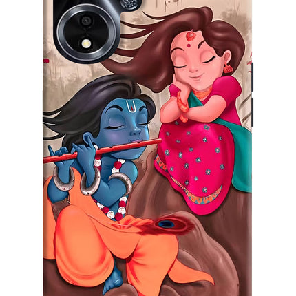 Radhe Krishna Oppo A59 5G Hard Case Back Cover by Casekaro