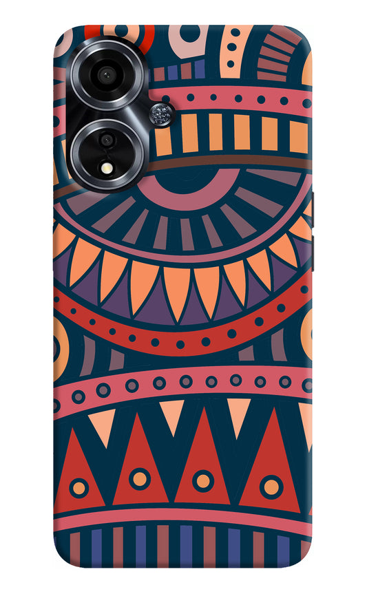 African Culture Design Oppo A59 5G Back Cover