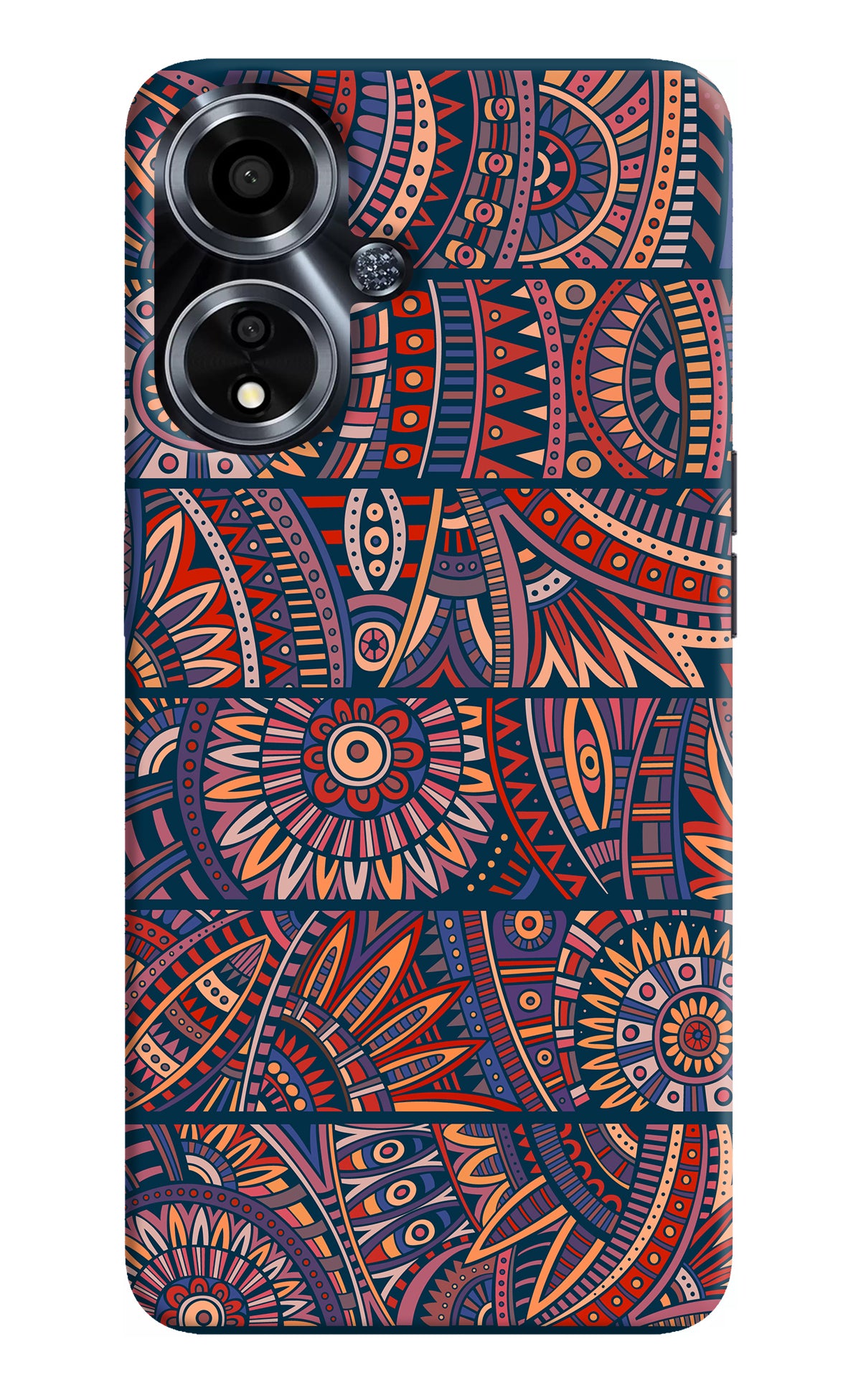 African Culture Design Oppo A59 5G Back Cover