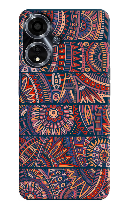 African Culture Design Oppo A59 5G Back Cover