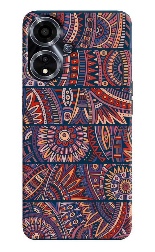 African Culture Design Oppo A59 5G Hard Case Back Cover by Casekaro