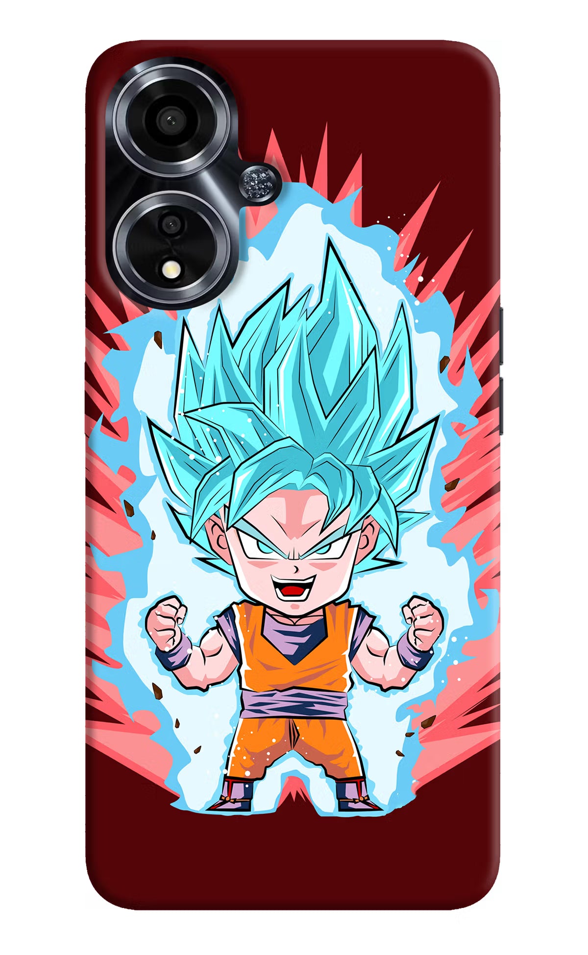 Goku Little Oppo A59 5G Hard Case Back Cover by Casekaro