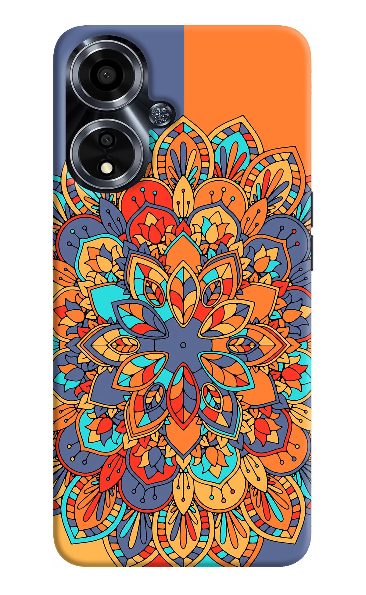 Color Mandala Oppo A59 5G Back Cover