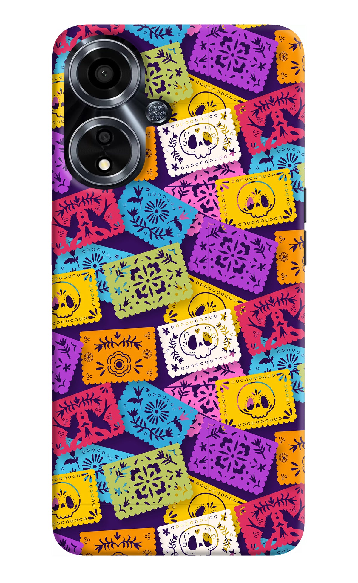 Mexican Pattern Oppo A59 5G Back Cover