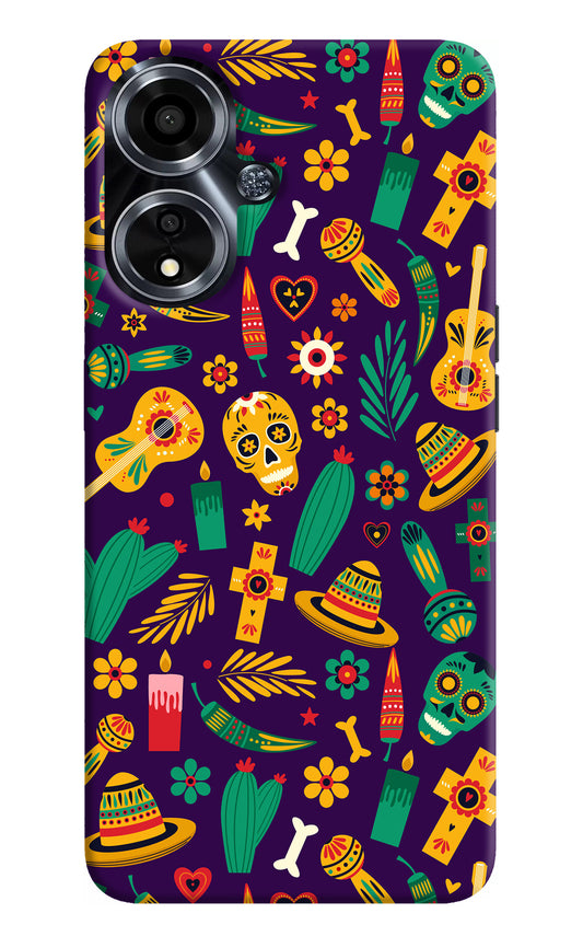 Mexican Artwork Oppo A59 5G Back Cover