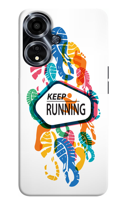 Keep Running Oppo A59 5G Back Cover