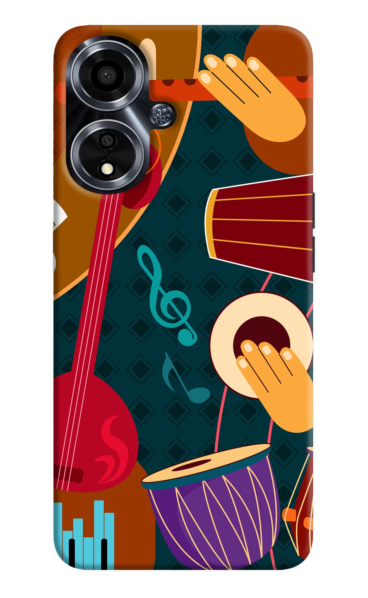 Music Instrument Oppo A59 5G Back Cover