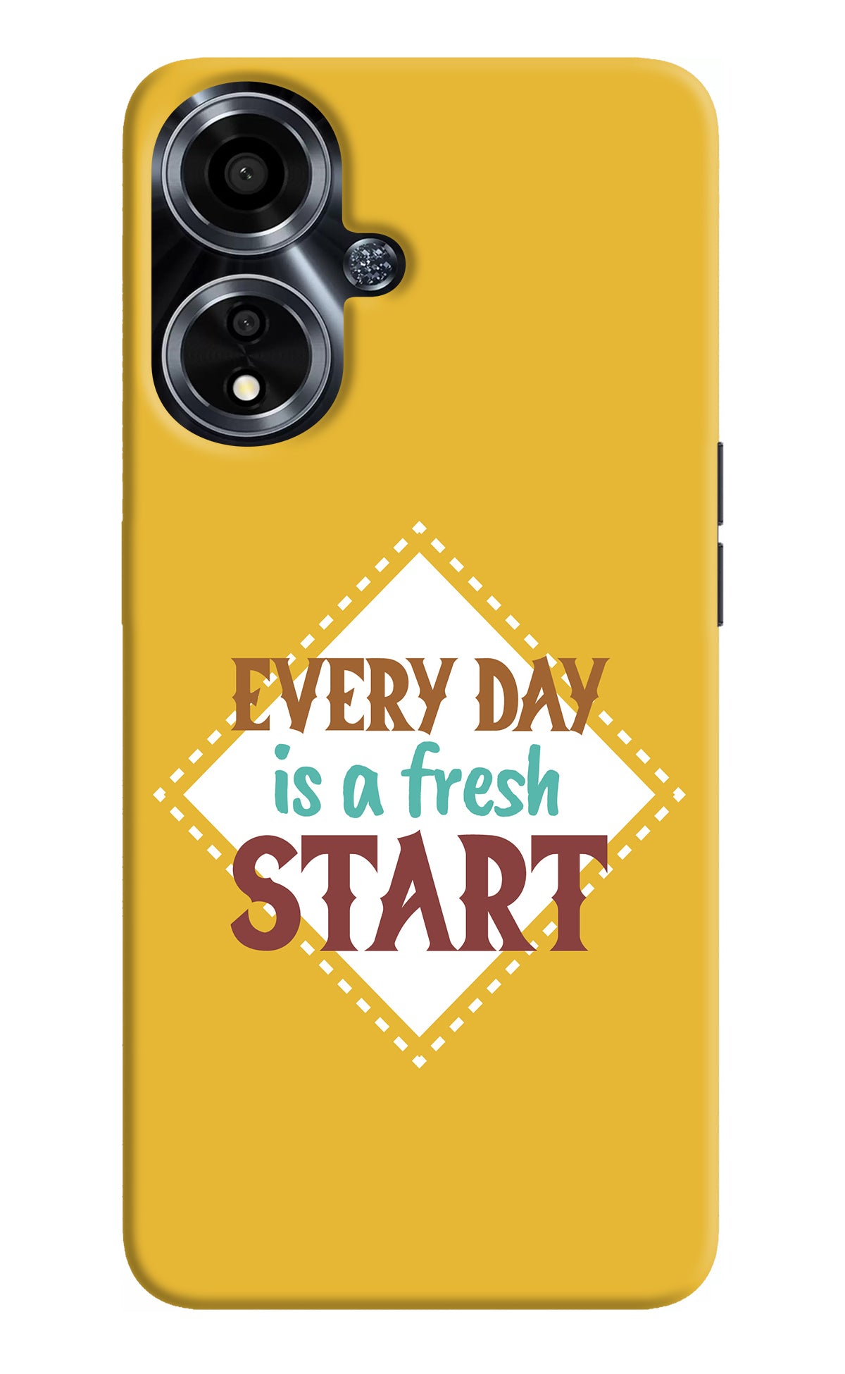 Every day is a Fresh Start Oppo A59 5G Back Cover