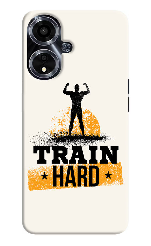 Train Hard Oppo A59 5G Hard Case Back Cover by Casekaro