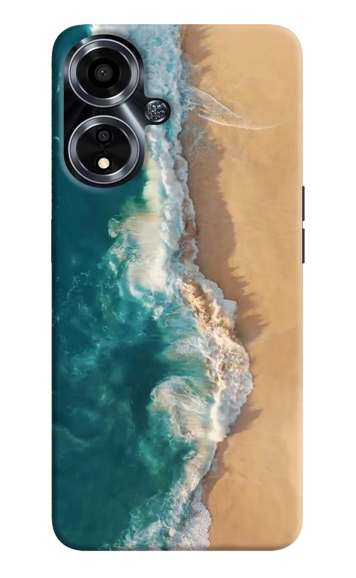 Ocean Beach Oppo A59 5G Hard Case Back Cover by Casekaro