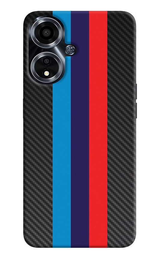 BMW Stripes Pattern Oppo A59 5G Hard Case Back Cover by Casekaro