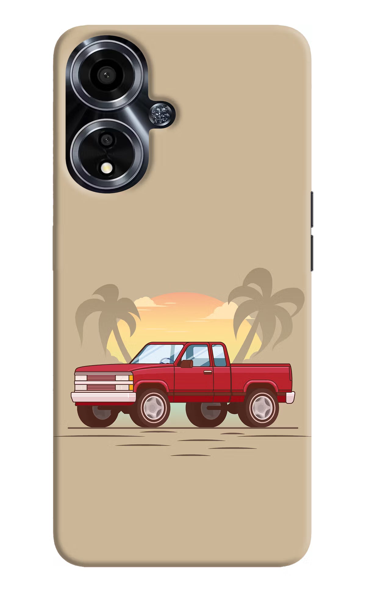 Desert Classic Drive Oppo A59 5G Hard Case Back Cover by Casekaro