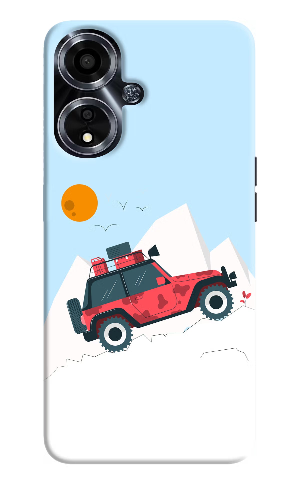Mountain Trail Beast Oppo A59 5G Hard Case Back Cover by Casekaro