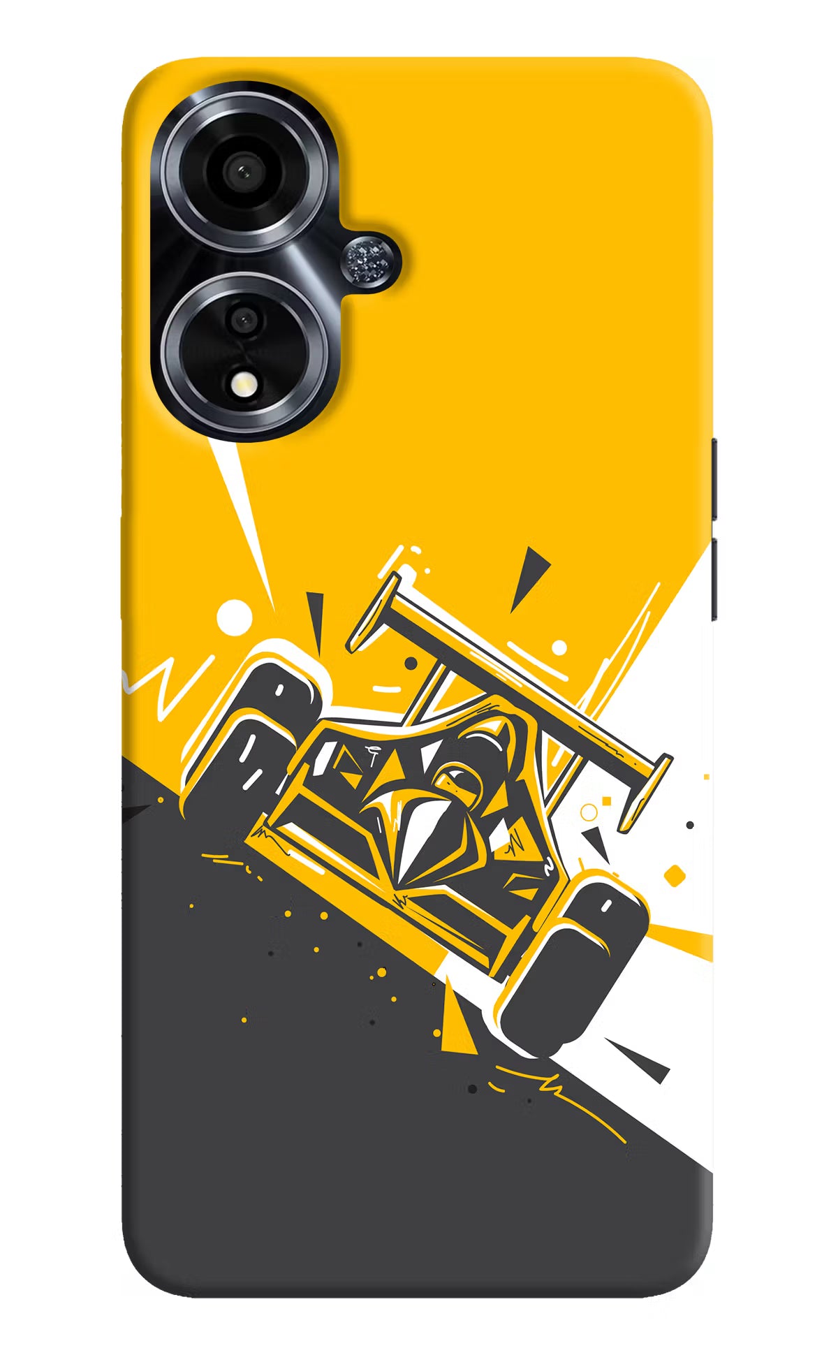 Track King Oppo A59 5G Hard Case Back Cover by Casekaro