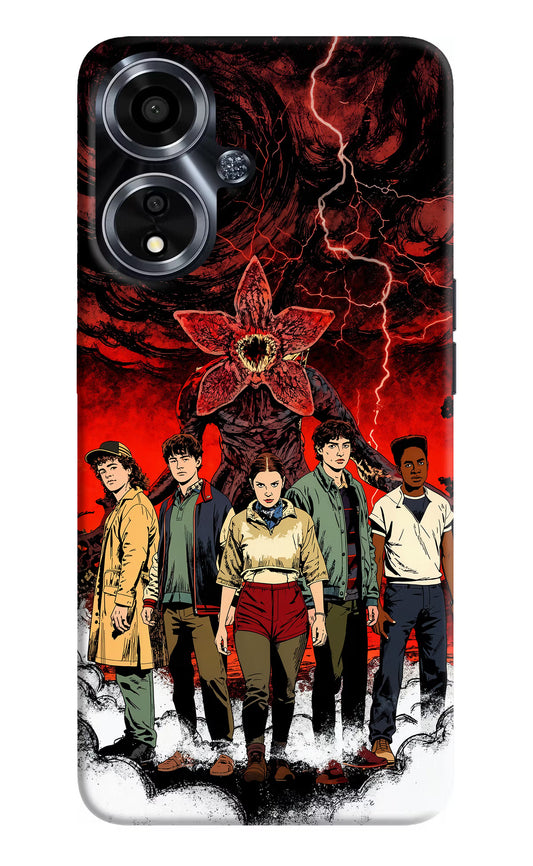 Ordinary Things Characters Oppo A59 5G Hard Case Back Cover by Casekaro