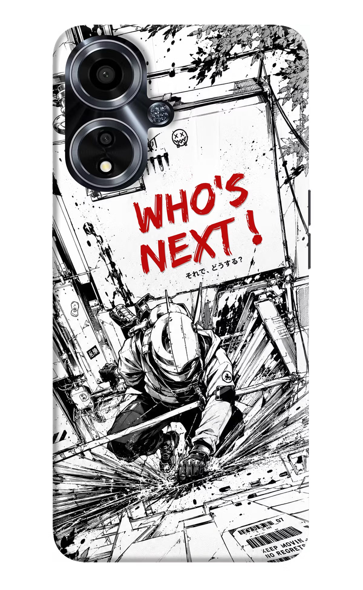 Who's Next Oppo A59 5G Hard Case Back Cover by Casekaro