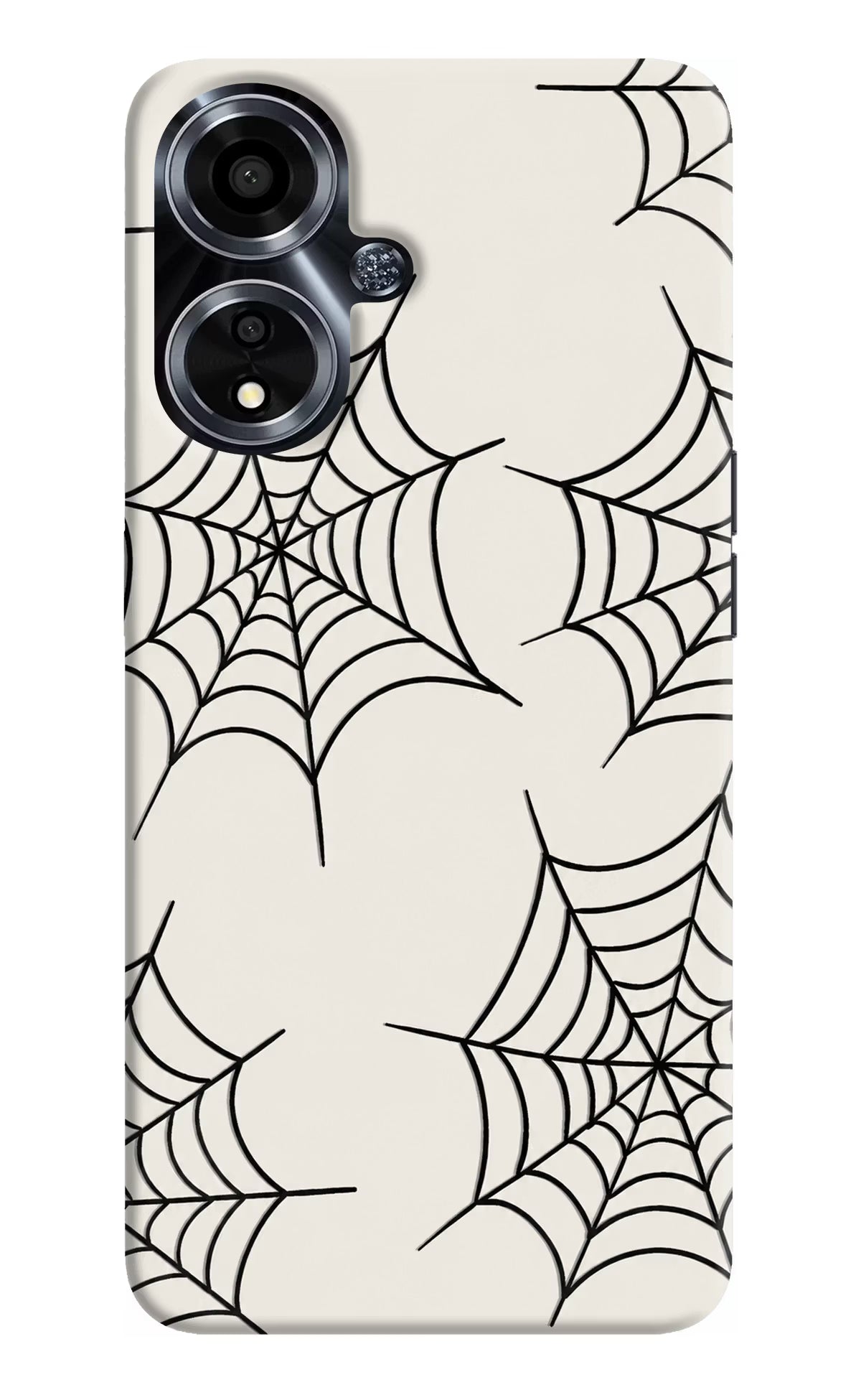 Spider Web Oppo A59 5G Hard Case Back Cover by Casekaro
