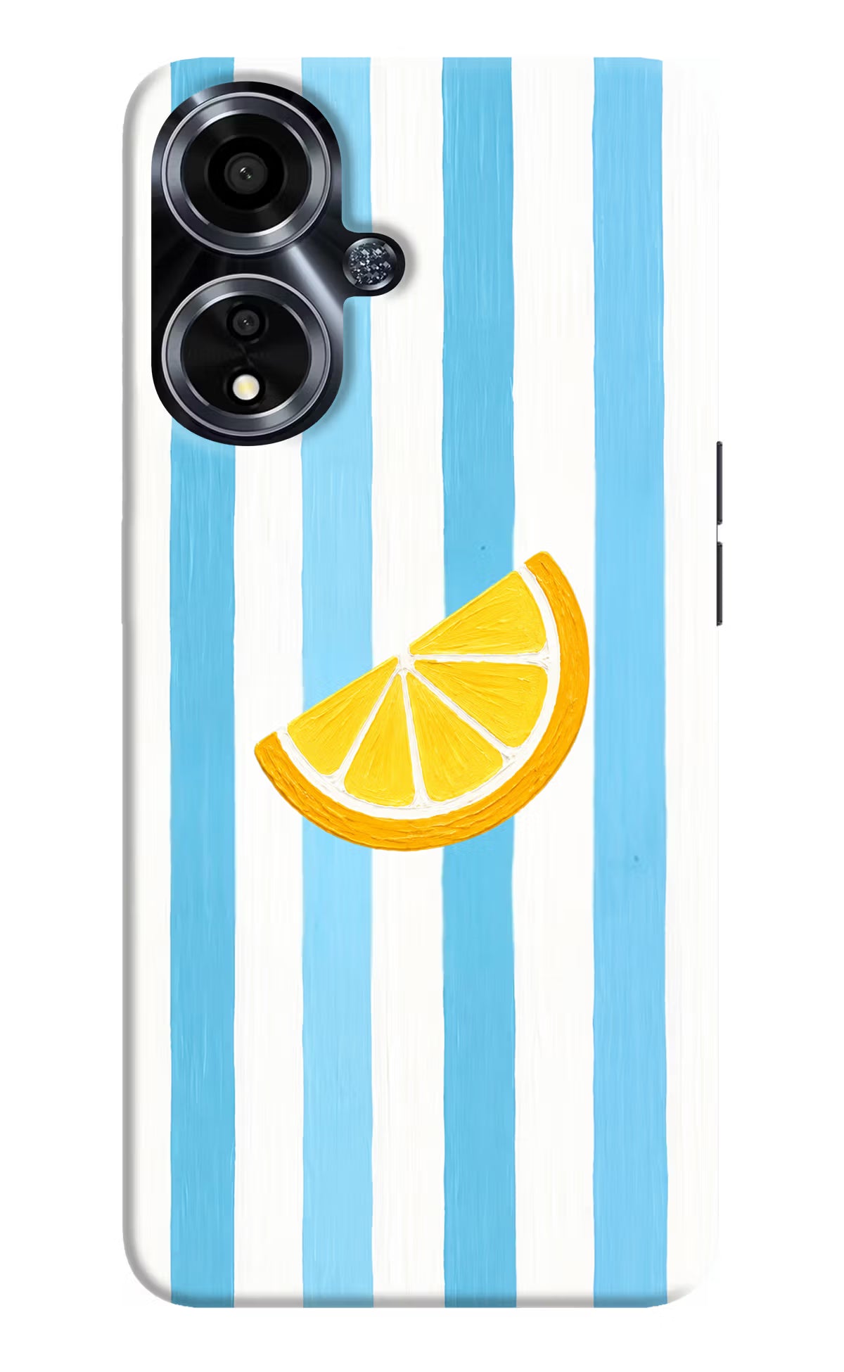 Summer Lemon Oppo A59 5G Hard Case Back Cover by Casekaro