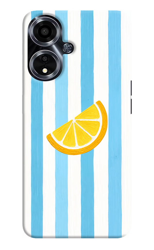 Summer Lemon Oppo A59 5G Hard Case Back Cover by Casekaro
