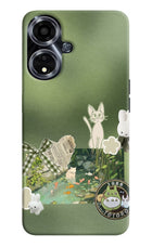 Aesthetic anime Oppo A59 5G Hard Case Back Cover by Casekaro