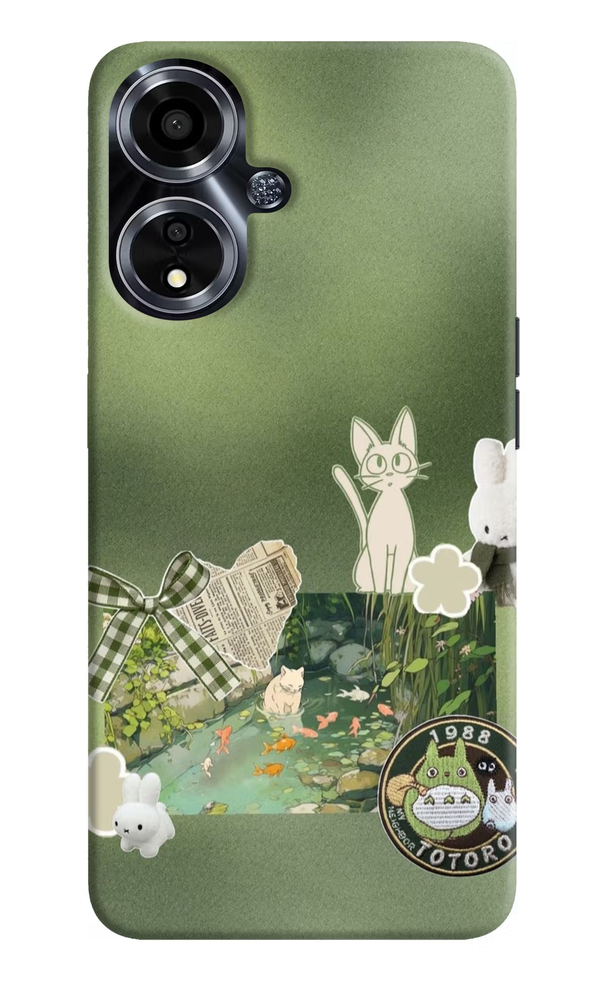 Aesthetic anime Oppo A59 5G Back Cover